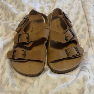 Old Navy Kids Tan Buckle Sandals